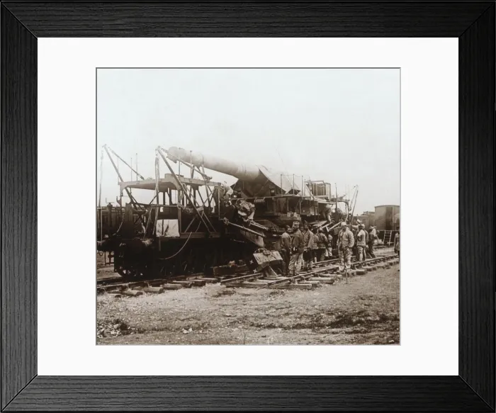 Framed Print : African troops and heavy artillery, Champagne, northern France, c1914-c1918 Framed Print : African troops and heavy artillery, Champagne, northern France, c1914-c1918