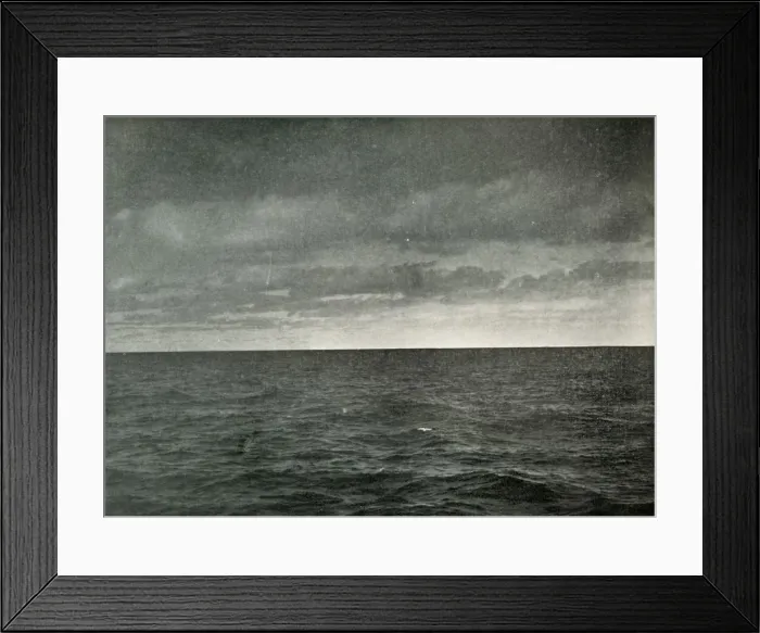 Framed Print : Ice Blink Over the Barrier, c1910-1913, (1913). Artist: Herbert Ponting Framed Print : Ice Blink Over the Barrier, c1910-1913, (1913). Artist: Herbert Ponting