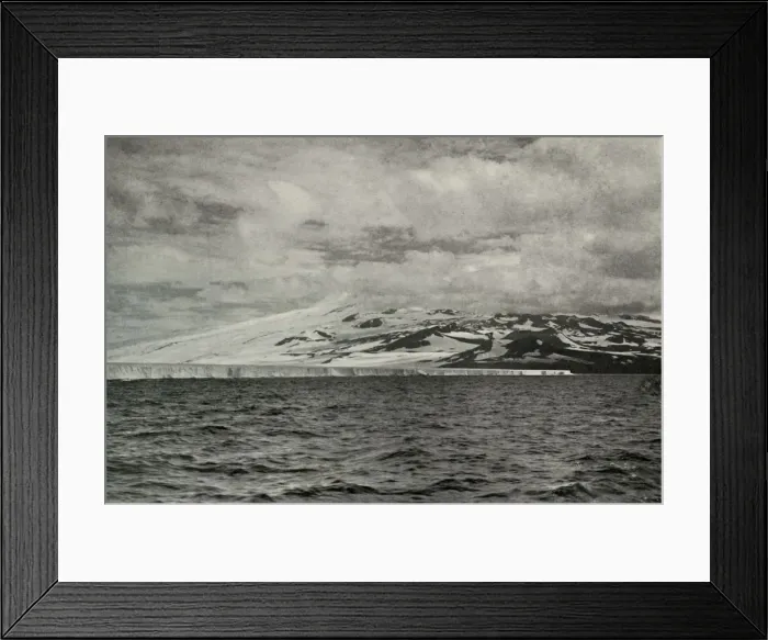 Framed Print : The Barrier and Mount Terror, c1910-1913, (1913). Artist: Herbert Ponting Framed Print : The Barrier and Mount Terror, c1910-1913, (1913). Artist: Herbert Ponting
