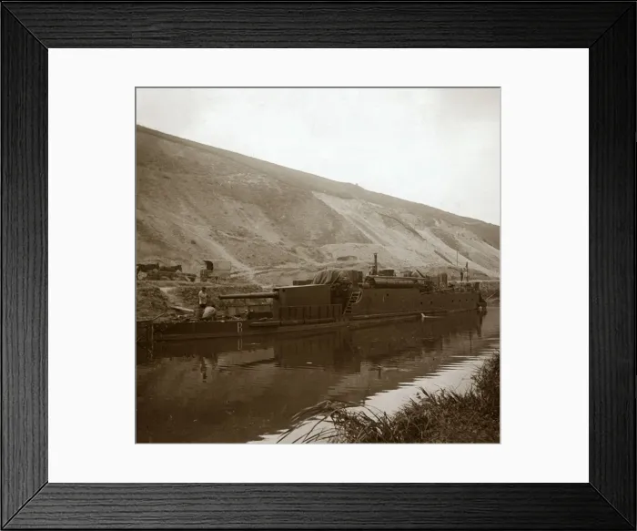 Framed Print : Gunboat, Genicourt, northern France, c1914-c1918 Framed Print : Gunboat, Genicourt, northern France, c1914-c1918