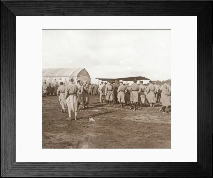 Framed Print : Fighter plane taking off, c1914-c1918 Framed Print : Fighter plane taking off, c1914-c1918
