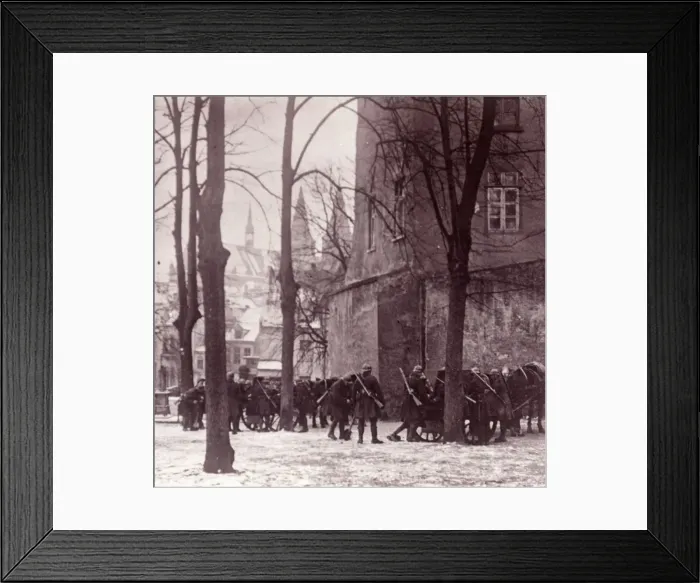 Framed Print : Troops, Aachen, Germany, c1914-c1918 Framed Print : Troops, Aachen, Germany, c1914-c1918