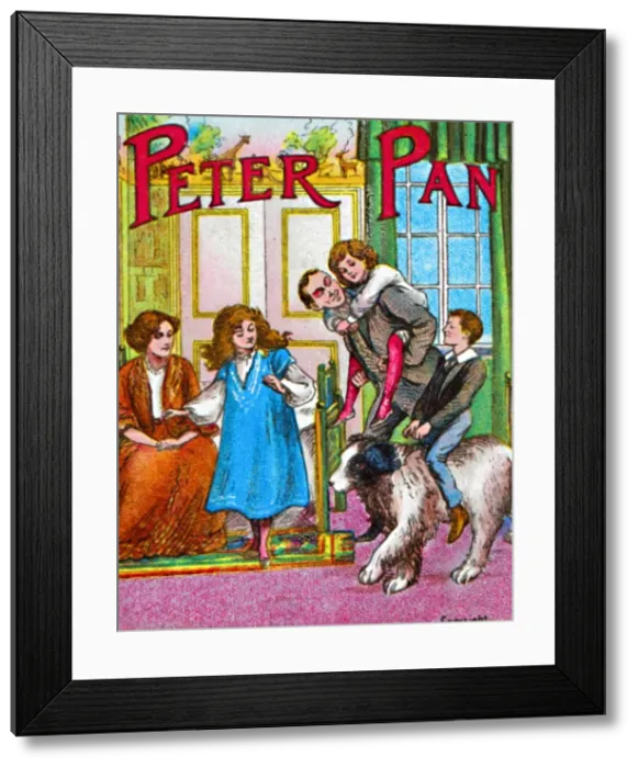 Framed Print : Peter Pan - The Darlings at home, c1905 Framed Print : Peter Pan - The Darlings at home, c1905