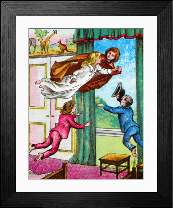 Framed Print : Off to Never Never Land, c1905 Framed Print : Off to Never Never Land, c1905
