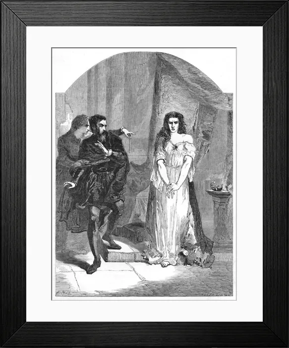 Framed Print : Macbeth Act V. Scene I, c1870. Artist: Henry Linton Framed Print : Macbeth Act V. Scene I, c1870. Artist: Henry Linton