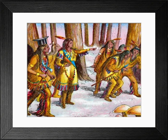 Framed Print : The Indians, c1905 Framed Print : The Indians, c1905
