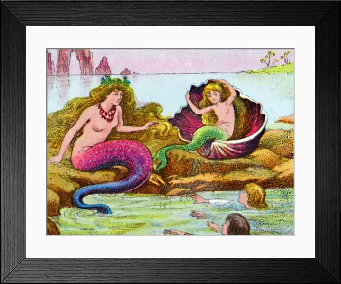 Framed Print : The mermaids, c1905 Framed Print : The mermaids, c1905