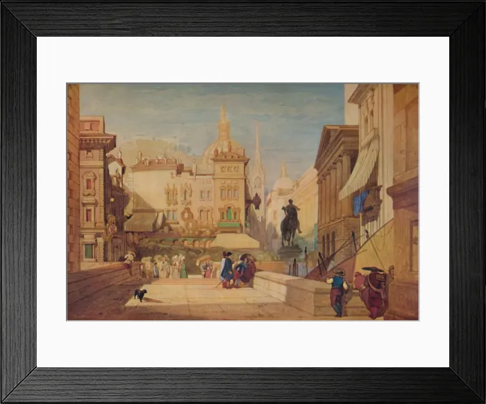 Framed Print : Composition Called Toledo, 1923. Artist: John Sell Cotman Framed Print : Composition Called Toledo, 1923. Artist: John Sell Cotman