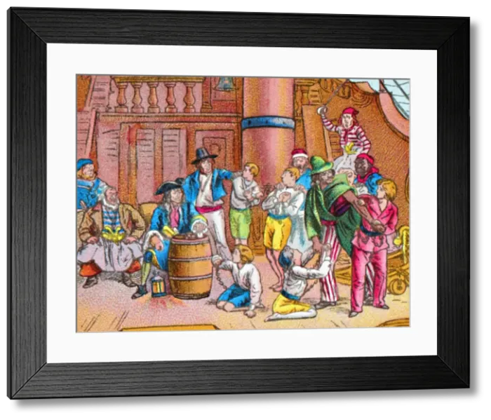 Framed Print : The court martial, c1905 Framed Print : The court martial, c1905