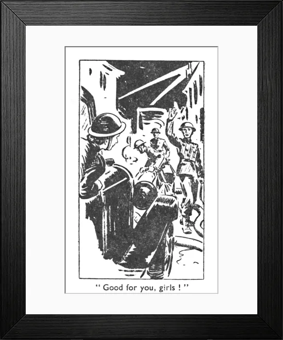 Framed Print : Good for you, girls!, 1940 Framed Print : Good for you, girls!, 1940