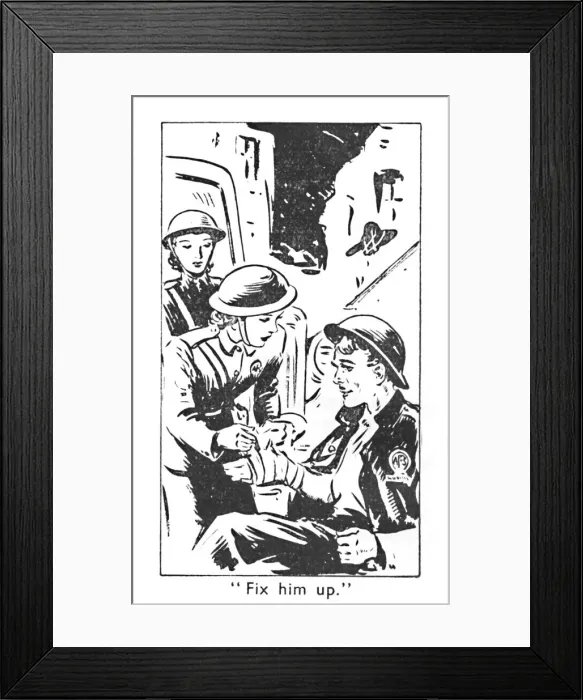 Framed Print : Fix him up. 1940 Framed Print : Fix him up. 1940