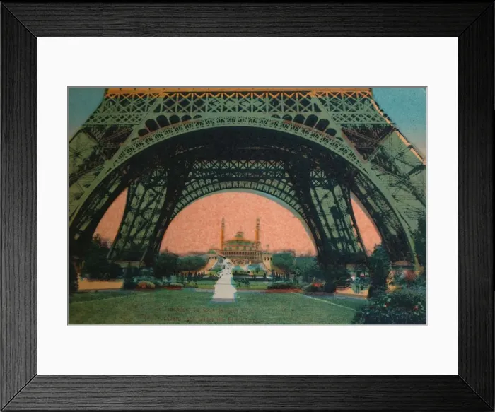 Framed Print : The Trocadero seen under the Eiffel Tower, Paris, c1920 Framed Print : The Trocadero seen under the Eiffel Tower, Paris, c1920