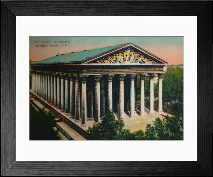 Framed Print : L eglise de la Madeleine, Paris, c1920 Framed Print : L eglise de la Madeleine, Paris, c1920