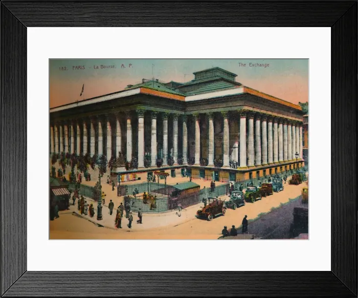 Framed Print : La Bourse, Paris, c1920 Framed Print : La Bourse, Paris, c1920