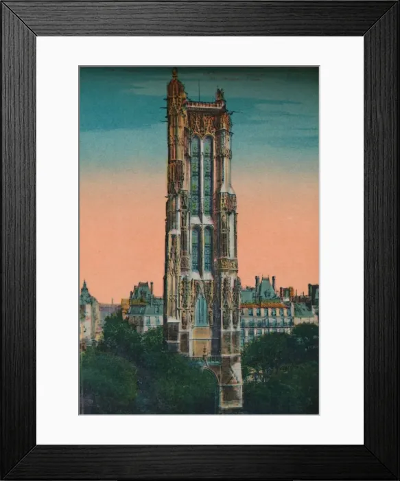 Framed Print : The Tour Saint-Jacques, Paris, c1920 Framed Print : The Tour Saint-Jacques, Paris, c1920