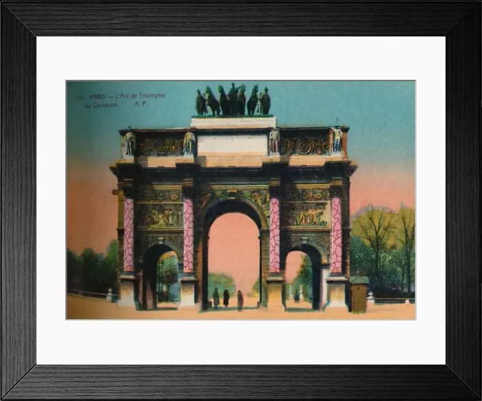 Framed Print : The Arc de Triomphe du Carrousel, Paris, c1920 Framed Print : The Arc de Triomphe du Carrousel, Paris, c1920