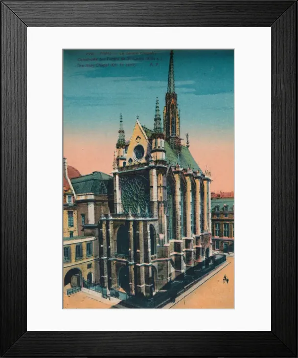 Framed Print : The Sainte-Chapelle (Holy Chapel), Paris, c1920 Framed Print : The Sainte-Chapelle (Holy Chapel), Paris, c1920