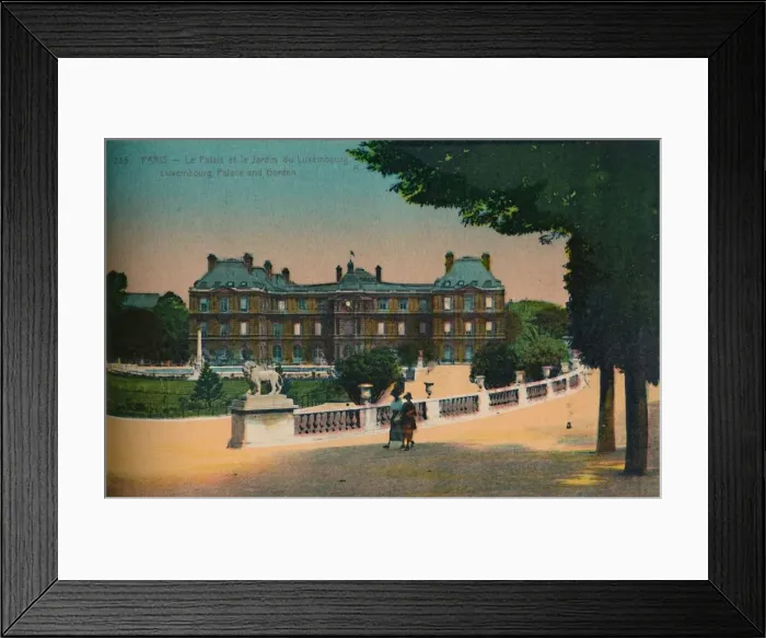 Framed Print : The Luxembourg Palace and the Jardin du Luxembourg, Paris, c1920 Framed Print : The Luxembourg Palace and the Jardin du Luxembourg, Paris, c1920