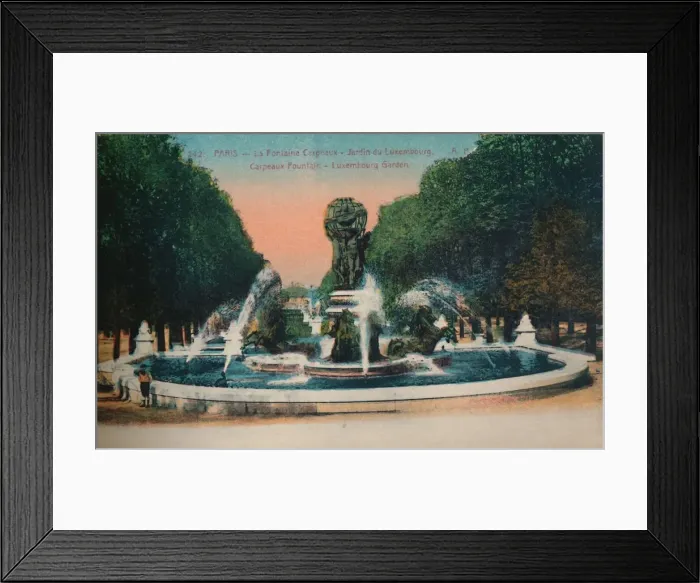 Framed Print : The Carpeaux Fountain - Jardin du Luxembourg, Paris, c1920 Framed Print : The Carpeaux Fountain - Jardin du Luxembourg, Paris, c1920