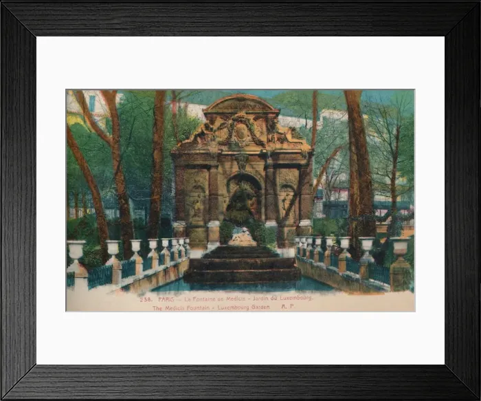 Framed Print : The Medici Fountain - Jardin du (Garden of) Luxembourg, Paris, c1920 Framed Print : The Medici Fountain - Jardin du (Garden of) Luxembourg, Paris, c1920