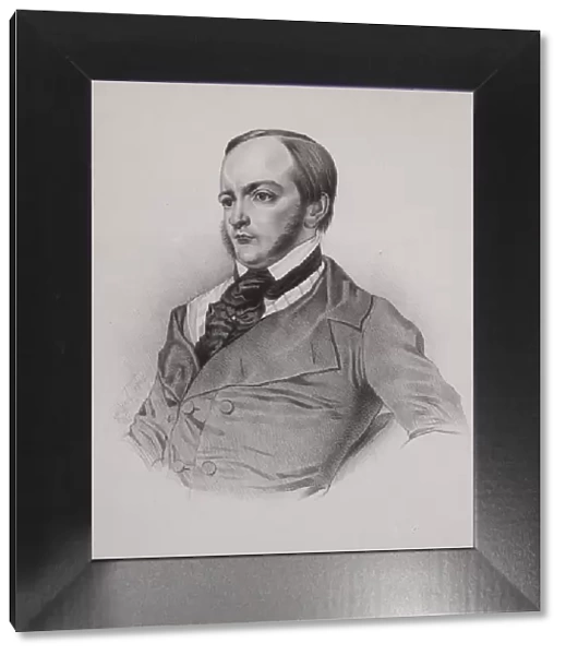 Portrait of Aleksandr Ivanovich Herzen (1812-1870), 1845