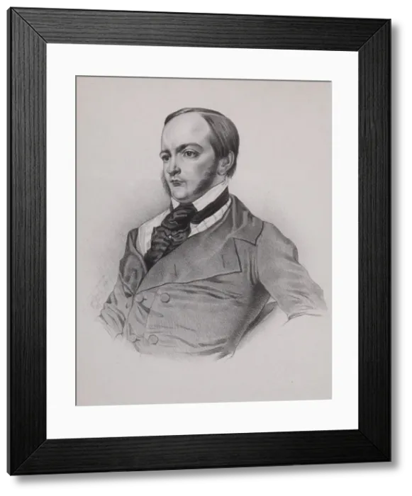 Framed Print : Portrait of Aleksandr Ivanovich Herzen (1812-1870), 1845 Framed Print : Portrait of Aleksandr Ivanovich Herzen (1812-1870), 1845