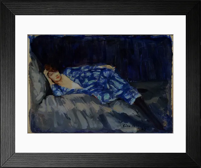 Framed Print : Blue Symphony, 1923 Framed Print : Blue Symphony, 1923