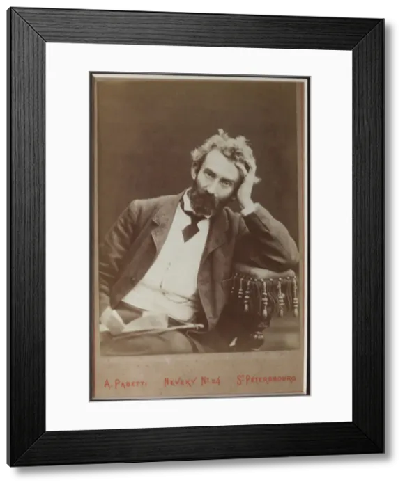 Framed Print : Portrait of Nicholas Miklouho-Maclay (1846-1888), 1876-1877 Framed Print : Portrait of Nicholas Miklouho-Maclay (1846-1888), 1876-1877
