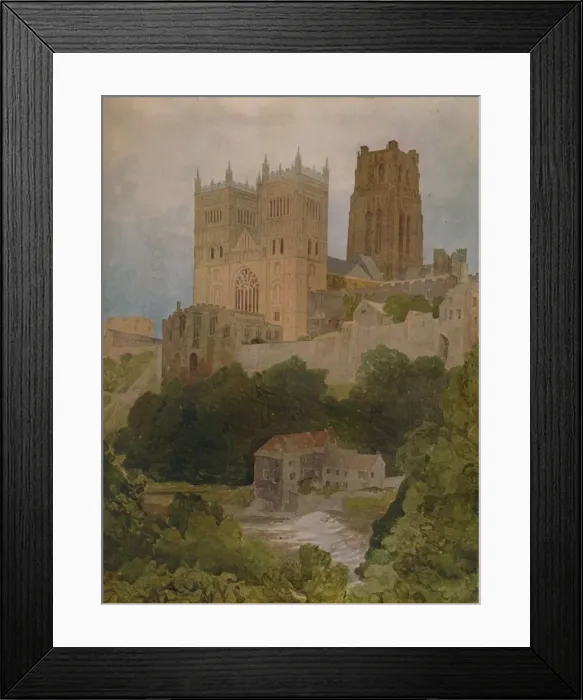 Framed Print : Durham Cathedral, 1923. Artist: John Sell Cotman Framed Print : Durham Cathedral, 1923. Artist: John Sell Cotman
