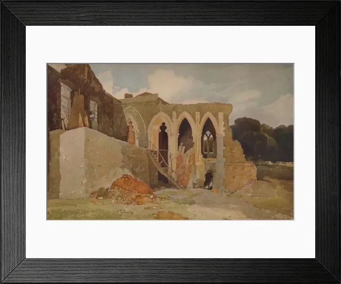 Framed Print : Walsingham Abbey, 1923. Artist: John Sell Cotman Framed Print : Walsingham Abbey, 1923. Artist: John Sell Cotman