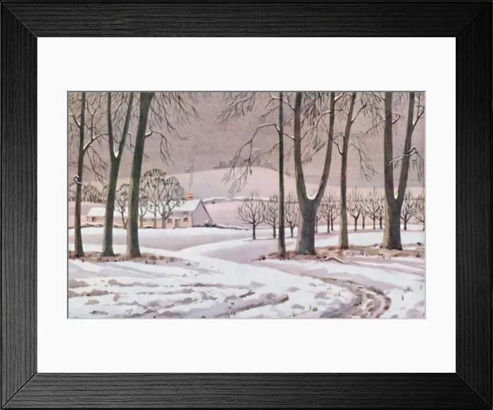 Framed Print : Winter - The Physical, Chemical and Biological Changes Wrought By The Sun During The Year, 1935 Framed Print : Winter - The Physical, Chemical and Biological Changes Wrought By The Sun During The Year, 1935