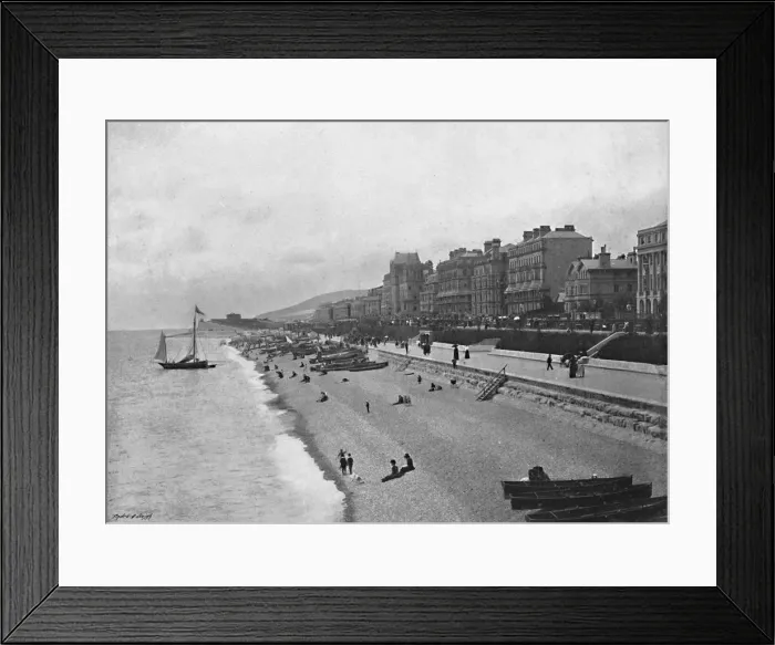 Framed Print : Eastbourne: The Parade, c1896. Artist: G&R Lavis Framed Print : Eastbourne: The Parade, c1896. Artist: G&R Lavis