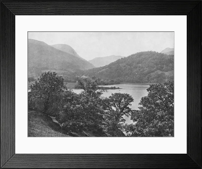 Framed Print : The Head of Ullswater, c1896. Artist: Green Brothers Framed Print : The Head of Ullswater, c1896. Artist: Green Brothers