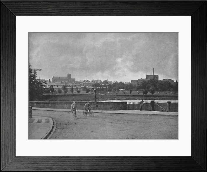Framed Print : Carlisle: From The North, c1896. Artist: Scott & Sons Framed Print : Carlisle: From The North, c1896. Artist: Scott & Sons