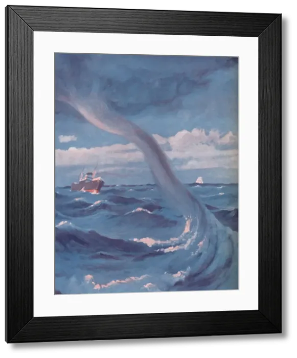 Framed Print : The Waterspout That Joins Cloud and Sea, 1935 Framed Print : The Waterspout That Joins Cloud and Sea, 1935