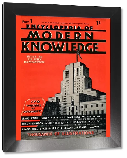 Encyclopedia of Modern Knowledge Part 1 advertisement, 1935