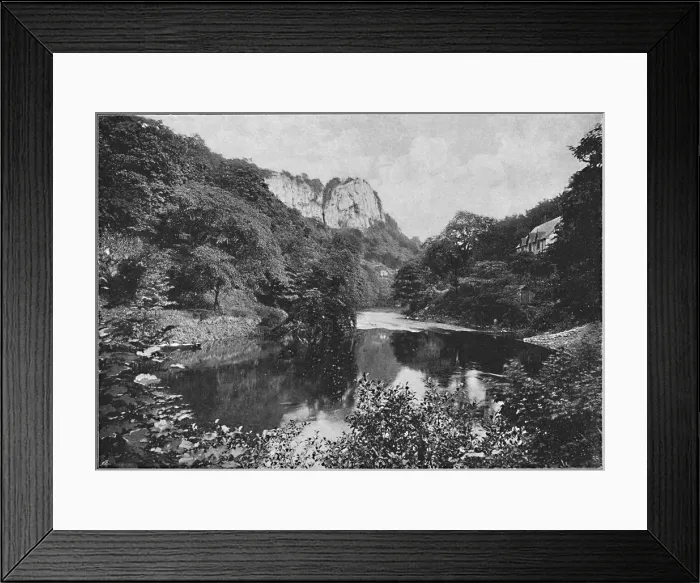 Framed Print : The High Tor, Matlock, c1896. Artist: F Barber Framed Print : The High Tor, Matlock, c1896. Artist: F Barber