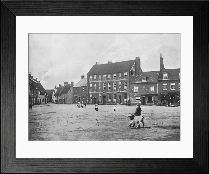 Framed Print : Cowpers House, Olney, c1896. Artist: WS Wright Framed Print : Cowpers House, Olney, c1896. Artist: WS Wright