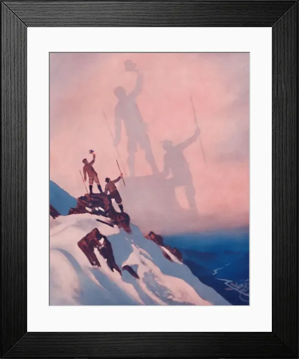Framed Print : The Awe-Inspiring Spectre of the Brocken, 1935 Framed Print : The Awe-Inspiring Spectre of the Brocken, 1935