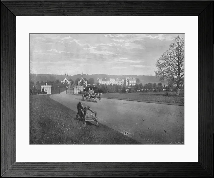 Framed Print : Welbeck Abbey, c1896. Artist: GW Wilson and Company Framed Print : Welbeck Abbey, c1896. Artist: GW Wilson and Company