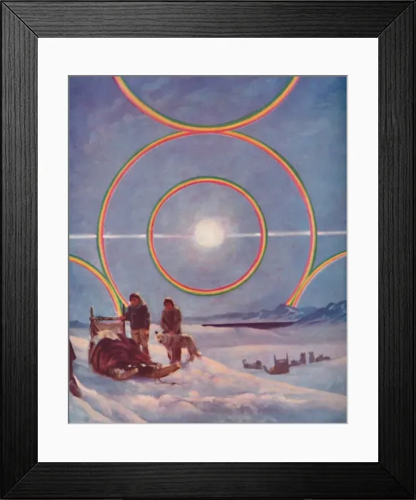 Framed Print : An Awe-Inspiring Display of Solar Haloes, 1935 Framed Print : An Awe-Inspiring Display of Solar Haloes, 1935