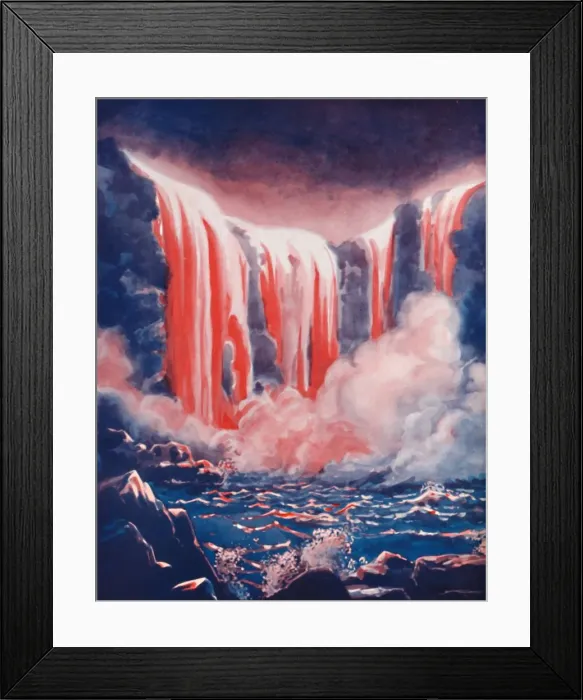 Framed Print : In The Land of Everlasting Fire, 1935 Framed Print : In The Land of Everlasting Fire, 1935
