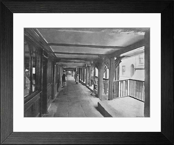 Framed Print : Watergate Street Row, Chester, c1896. Artist: Catherall & Pritchard Framed Print : Watergate Street Row, Chester, c1896. Artist: Catherall & Pritchard