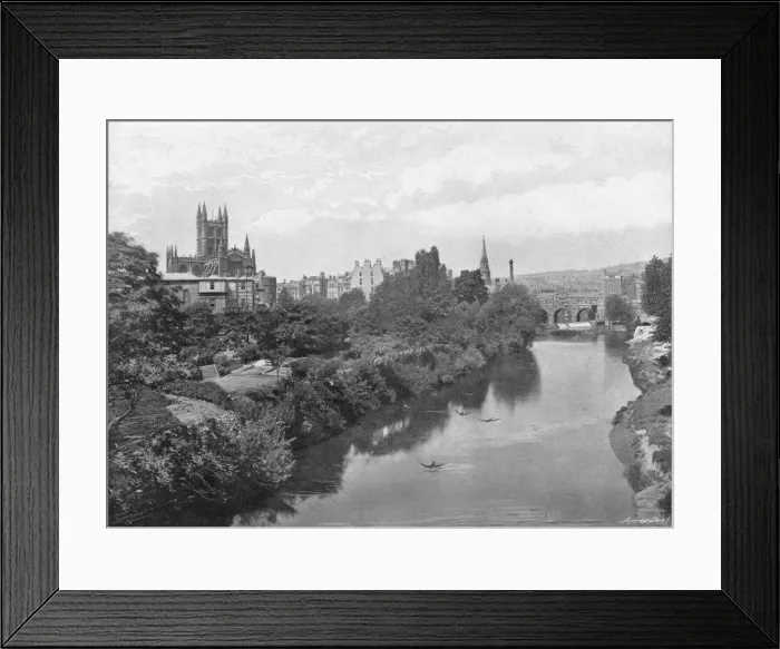 Framed Print : Bath, c1896. Artist: J Dugdale & Co Framed Print : Bath, c1896. Artist: J Dugdale & Co