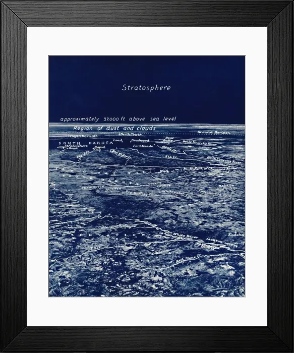 Framed Print : The Rotundity of the Earth From The Stratosphere, 1935 Framed Print : The Rotundity of the Earth From The Stratosphere, 1935
