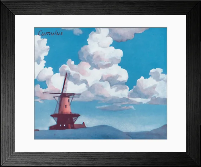 Framed Print : Cumulus - A Dozen of the Principal Cloud Forms In The Sky, 1935 Framed Print : Cumulus - A Dozen of the Principal Cloud Forms In The Sky, 1935