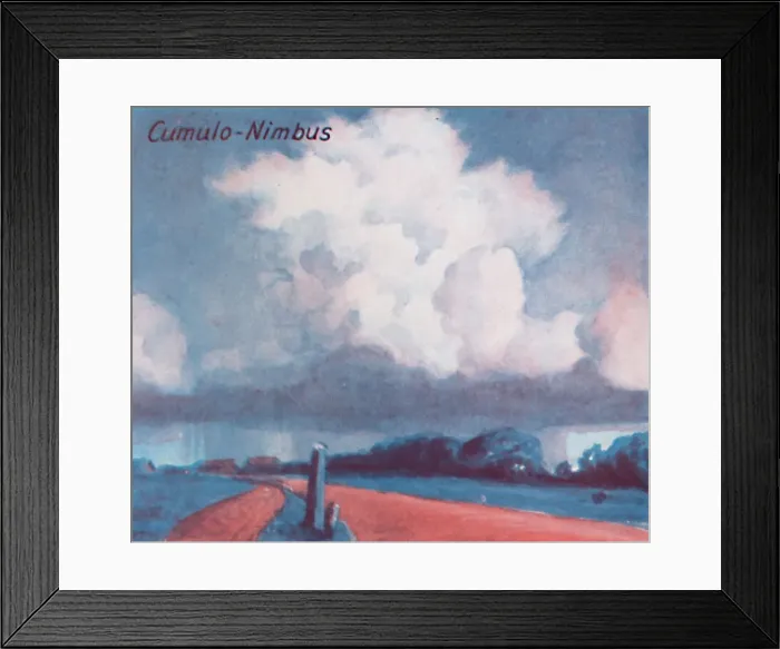 Framed Print : Cumulo-Nimbus - A Dozen of the Principal Cloud Forms In The Sky, 1935 Framed Print : Cumulo-Nimbus - A Dozen of the Principal Cloud Forms In The Sky, 1935