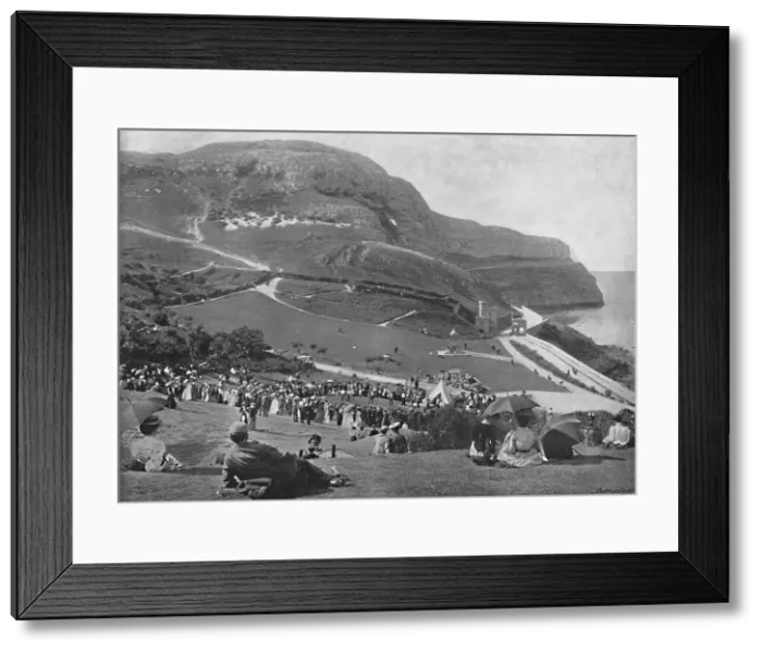 Framed Print : The Happy Valley and Great Ormes Head, Llandudno, c1896. Artist: I Slater Framed Print : The Happy Valley and Great Ormes Head, Llandudno, c1896. Artist: I Slater