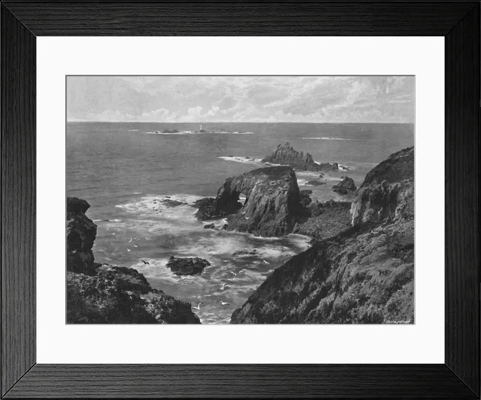 Framed Print : The Lands End, c1896. Artist: Frith & Co