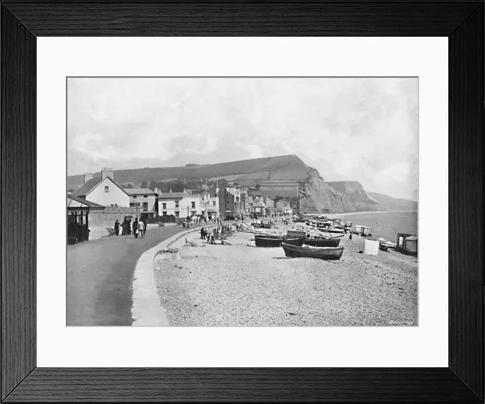 Framed Print : Sidmouth, c1896. Artist: JA Bellinger Framed Print : Sidmouth, c1896. Artist: JA Bellinger